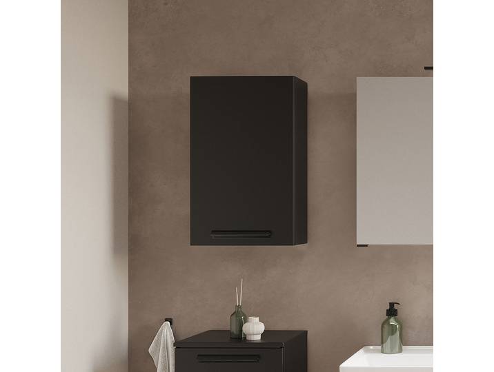 Hängeschrank 40 x 64 x 20cm Schwarz/Schwarz