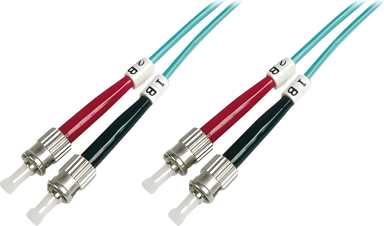 DIGITUS vezeloptische patchkabel OM3, 2 x ST naar 2 x ST, 10,0 meter