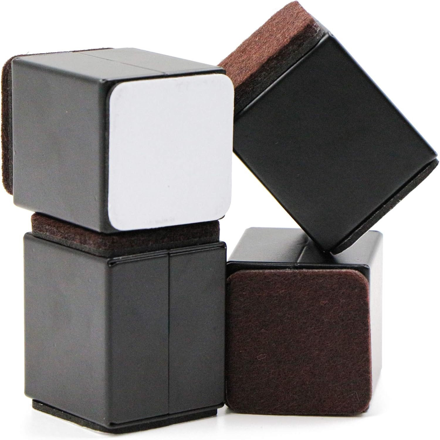 Set van 4 Merkloze Meubelverhogers van Carbon Staal, Hoogte: 5,2 cm