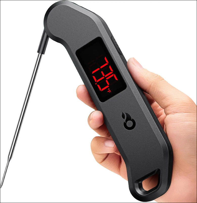 ThermoMaven professionele digitale vleesthermometer met ledscherm en directe aflezing