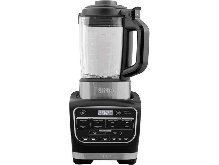 NINJA Standmixer HB150EU Suppenkocher , silber (schwarz), Zerkleinerer, bis zu 1,7L Volumen, incl. eingebautem Heizelement, Standmixer