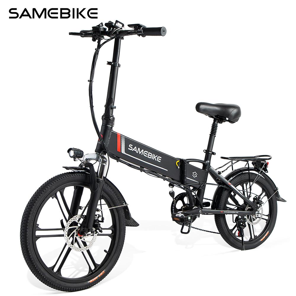 Faltbares Elektrofahrrad 20LVXD30-II, 48 V 10,4 Ah, Doppelfederung, mechanische Doppel-Scheibenbremse, Traglast 150 kg, schwarz