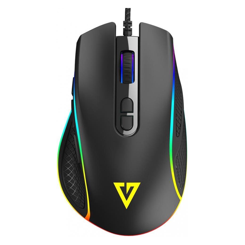 Modecom Mysz optyczna VOLCANO VELES BLK przew. (Kabelgebunden) (M-MC-VELES-100)