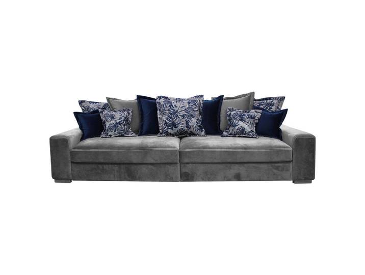 Landscape Bigsofa, Grau, Holz, Buche, Hartholz, Füllung: Schaumstoff,Schaumstoff, 289x90x115 cm, Made in EU, Handmade in Europe, Rücken echt, Wohnzimmer, Sofas & Couches, Sofassofas