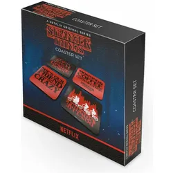 Pyramid, Untersetzer, Stranger Things - Satz (4x, Glasuntersetzer)