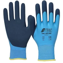 AS Arbeitsschutz Arbeitshandschuhe | 12 Paar Nitras Soft Grip Strickhandschuhe | Gr. 11