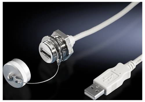 Rittal SZ 2482.230 Schnittstellenverlängerung USB-A Messing 1St.