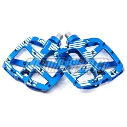 e*thirteen Plus Plattform-Pedal, 22 Pins, blue