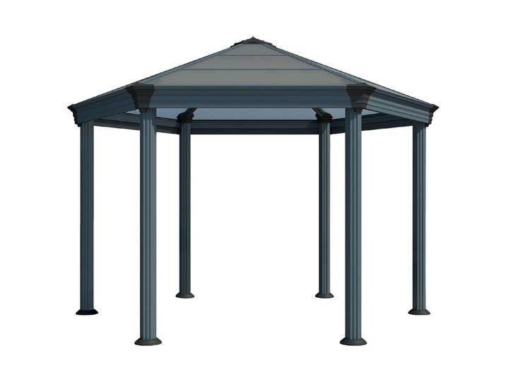 Palram Pavillon Roma Anthrazit 3.6 × 4 m
