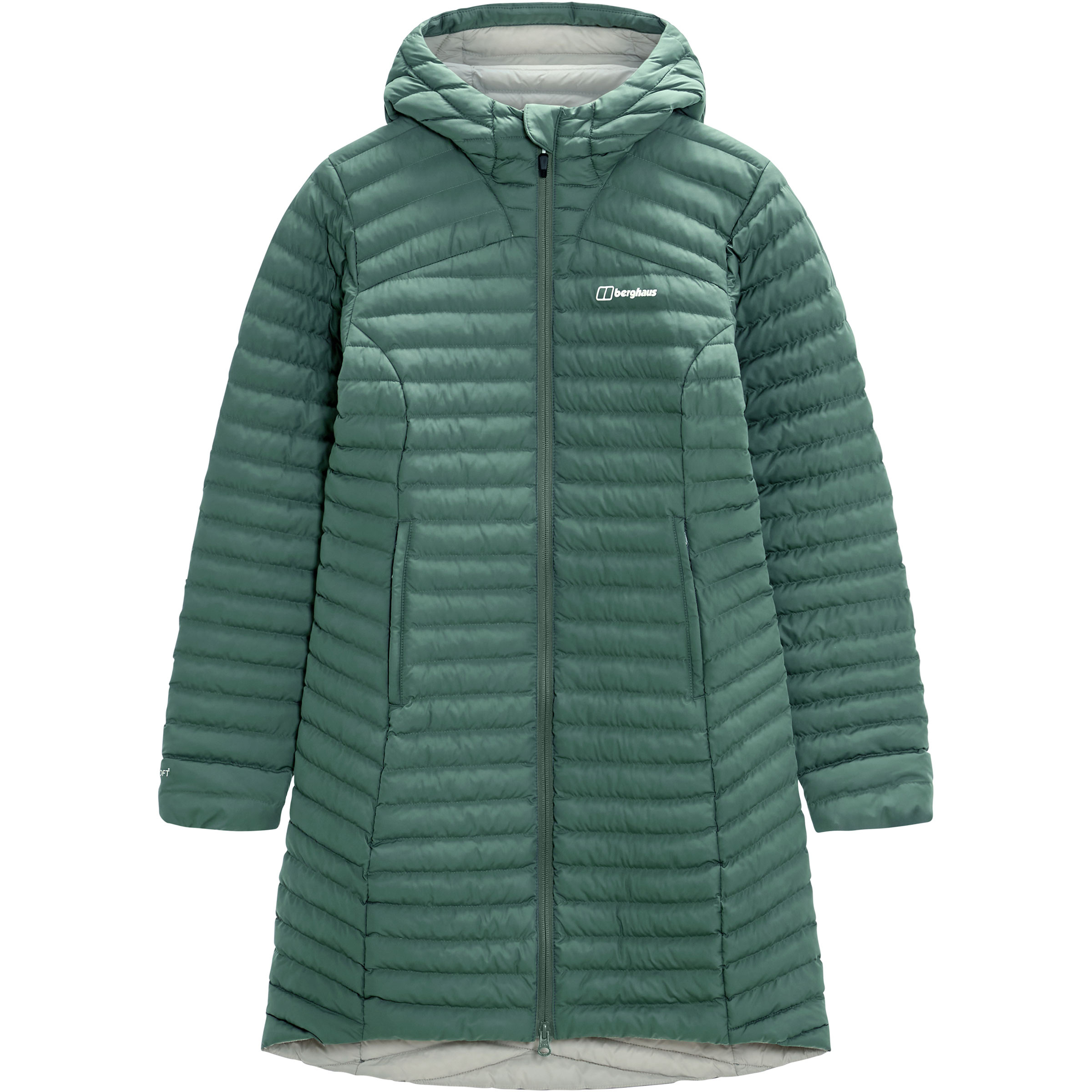 Berghaus Nula Micro Mantel Damen Winterjacke gruen Größe S Lifestyle Klein verpackbar Wasserabweisend