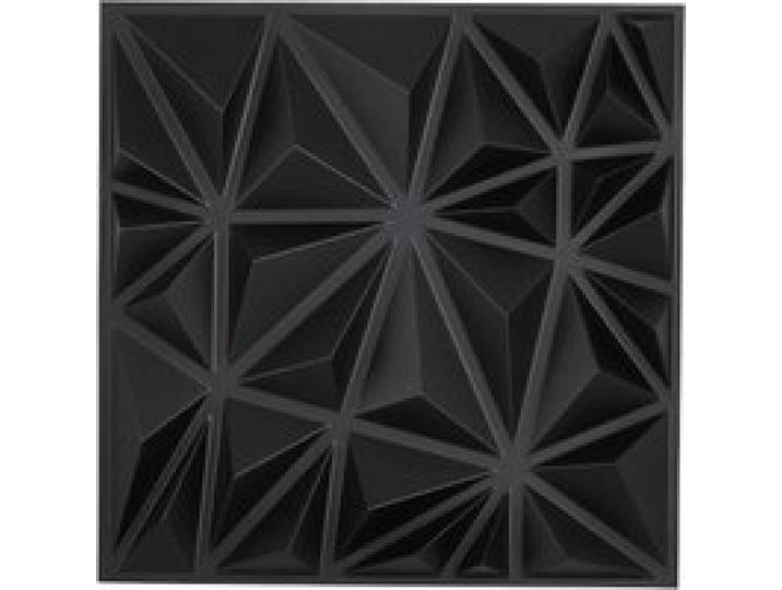 VEVOR 3D-Wandpaneele, 33er-Set 30x30 cm PVC-Moderne minimalistische Wandverkleidung, 2,97 m², Wanddeko, Inneneinrichtung für Decke, Schlafzimmer, Wohn- und Spielzimmer, Mattschwarz