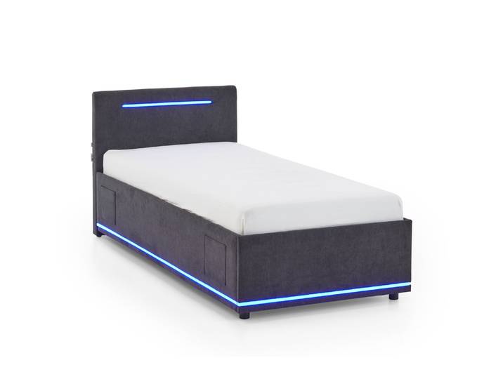 Meise Möbel Circle Polsterbett mit LED Beleuchtung inkl.