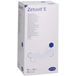 Zetuvit E Saugkompressen steril 10x20 cm 25 St
