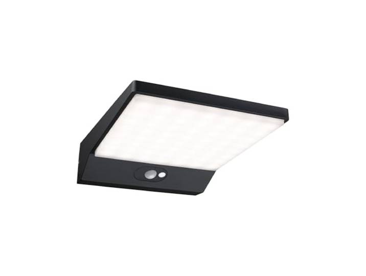 Paulmann 94334 LED Außenleuchte Solar Außenwandleuchte IP44 incl. 1x5 Watt Dunkelgrau Außenlampe Aluminium 3000 K