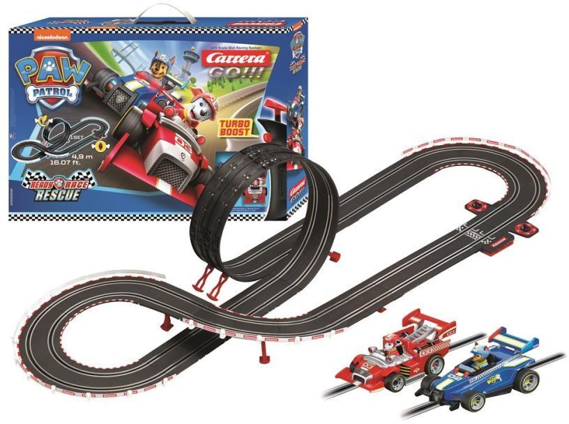 Carrera GO!!! Set: PAW Patrol - Ready Race Rescue - 1:43 Slot Racing System