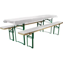 BIERBANKAUFLAGE Comfort XS 70cm Weiß (3tlg)