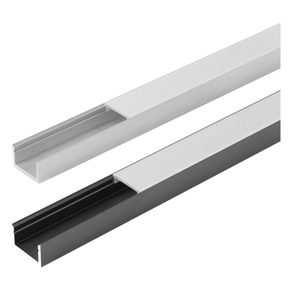 Halemeier LED Ein-/Anbauprofile ChannelLine D2 mit Lichtblende (5587055)