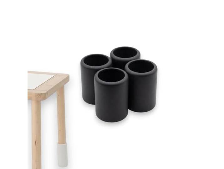 Pieds rehausseurs pour Table Enfant IKEA FLISAT - (Noir\, 10 cm (3.94 po))