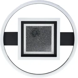 Brelight, Deckenleuchte, Queens LED Deckenleuchte 37cm innen quadratisch schwarz (3500 lm)