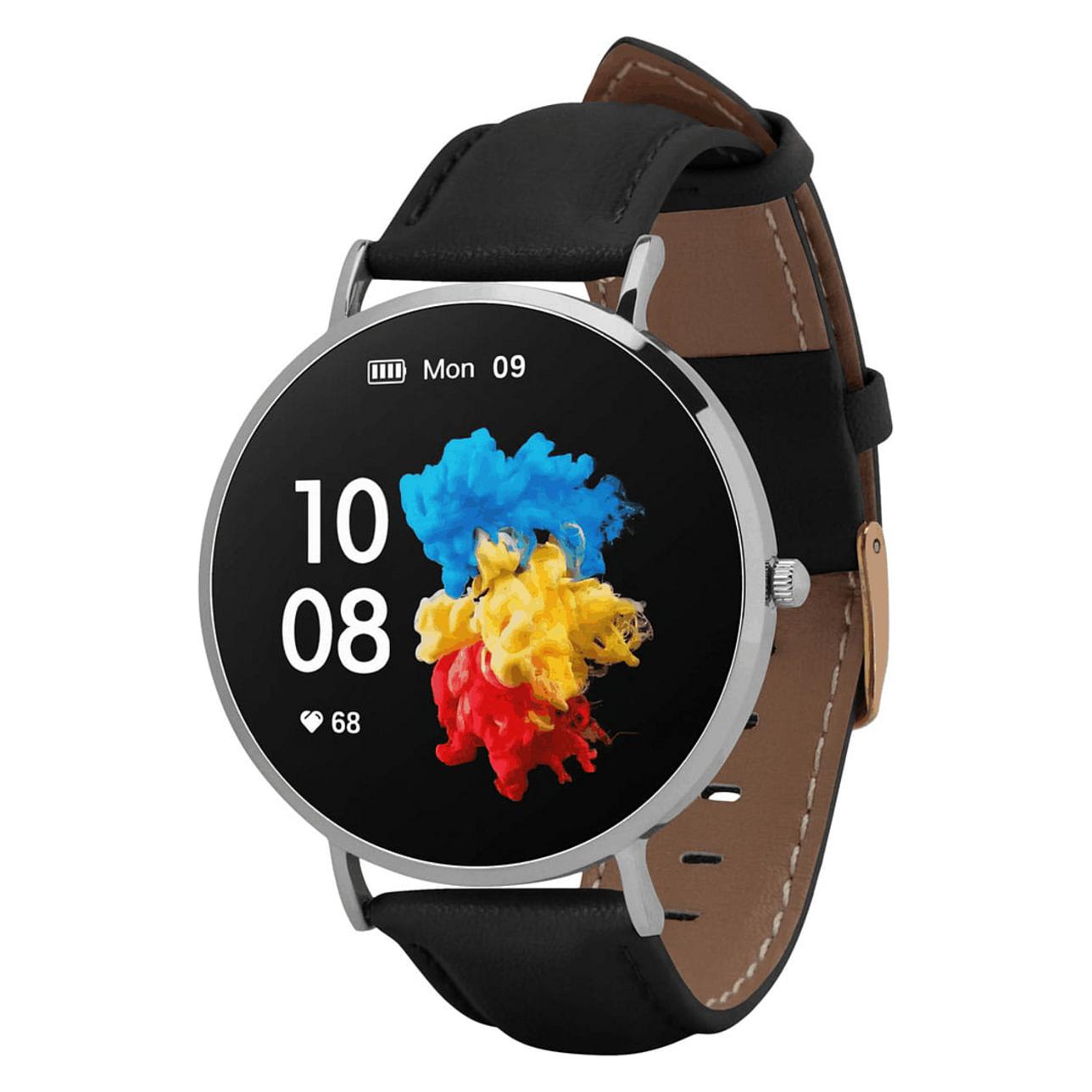 Garett Verona Smartwatch (Silber/Schwarz) (50 mm, ohne SIM) (VERONA_SREB_CZARN_SKOR)