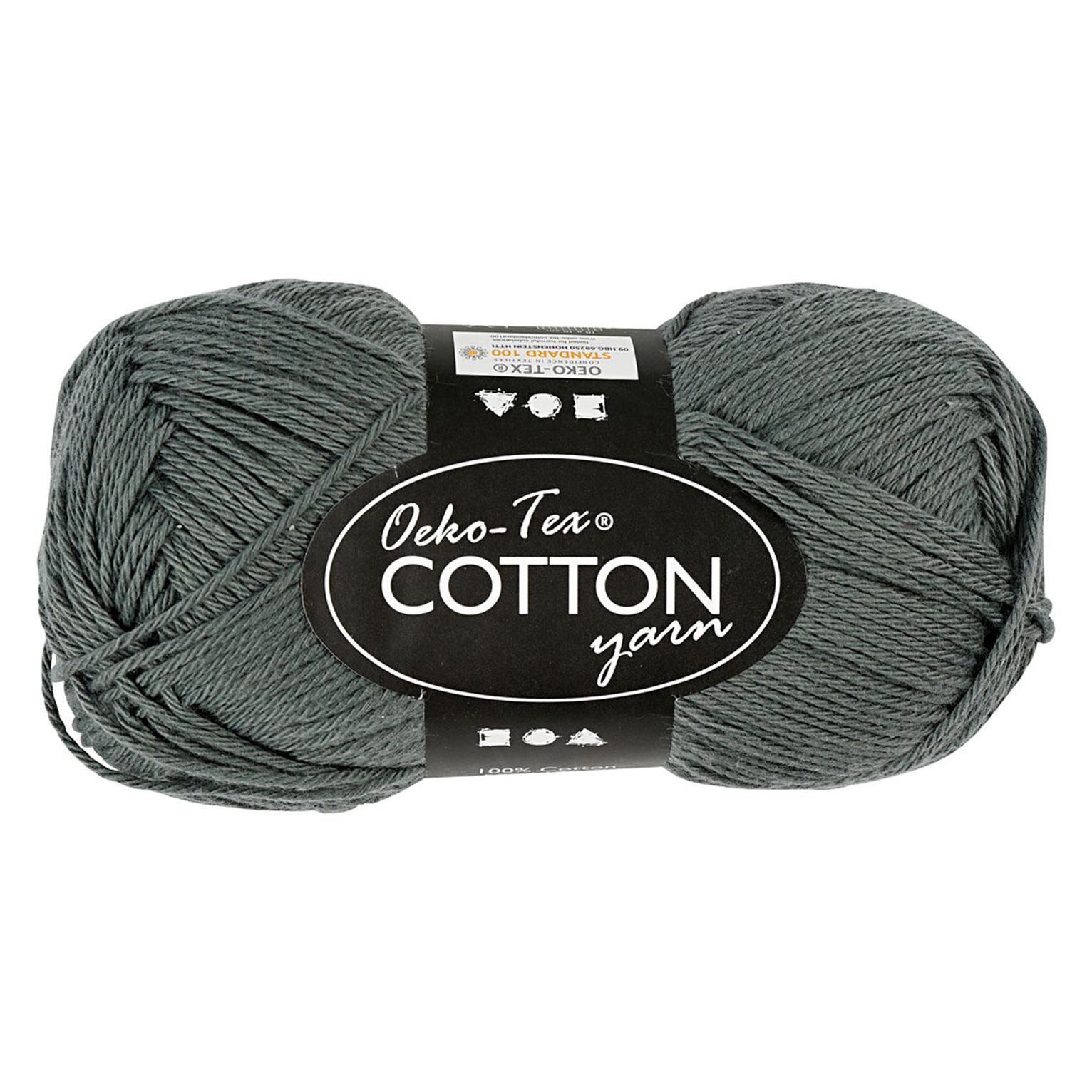Creativ Company Katoengaren, Grijs, 50gr, 170m (170 m) (5712854339827)