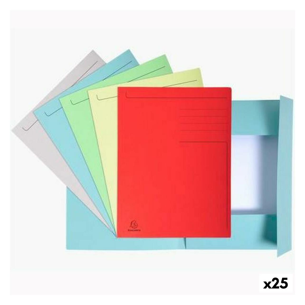 Exacompta Eckspannmappe Forever DIN A4 (22,5 x 29,7 cm) Recyclingkarton (A4, 10x) (448000E)