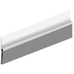 Türbodendichtung alu IBS 80 250cm mit PP-Bürste