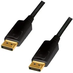 LogiLink CD0101 DisplayPort-Kabel 2 m Schwarz