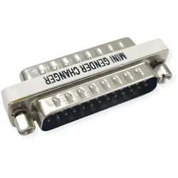 VALUE Mini Gender Changer, 25pol. Stecker-Stecker