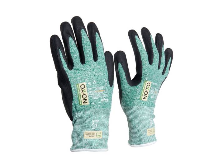 Ox-On Handschuh Recycle Comfort 16301 Grün 9/L
