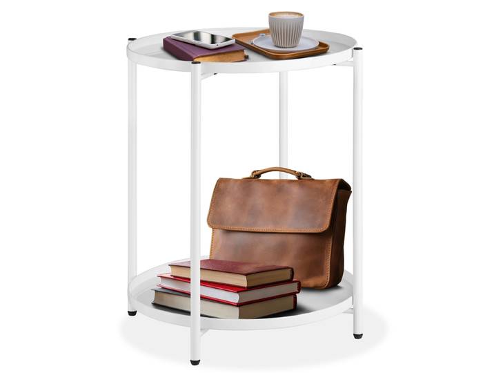 Table d’appoint OXFORD - blanc