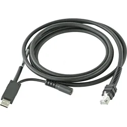 ZEBRA U42-S07PAR - Barcodescanner, Kabel, USB, gerade, geschirmt, NT-Anschluss, 2 m
