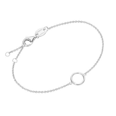 Armband "für Charms, Kreis Element, Silber 925", silber, GIORGIO MARTELLO MILANO, Armbänder, Damen, 19cm, Silber 925 (Sterlingsilber), Armband