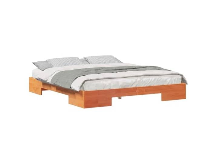 PUGYNBK Bettgestell Braun 200 x 200 cm Bodenplatte rechteckig, innen, einfache Montage, langlebig
