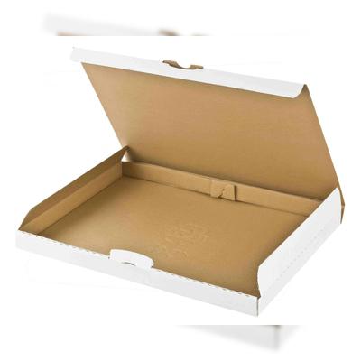 VEPATIM 50x Versandkarton 255x190x30mm schnelle Aufrichtung Steckverschluss Maxibrief DHL briefkastentauglich Höhe 3cm A5 B55 weiß