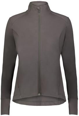 Holloway 223865 GIRLS CITY FLEX JACKET in Carbon size XS   Polyester/Spandex Blend