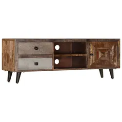 Helloshop26 - Praktischer Design-TV-Ständer/Sideboard 118 cm massives Mangoholz