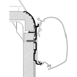 Adapter für Bürstner  Ixeo T680 zu Omnistor