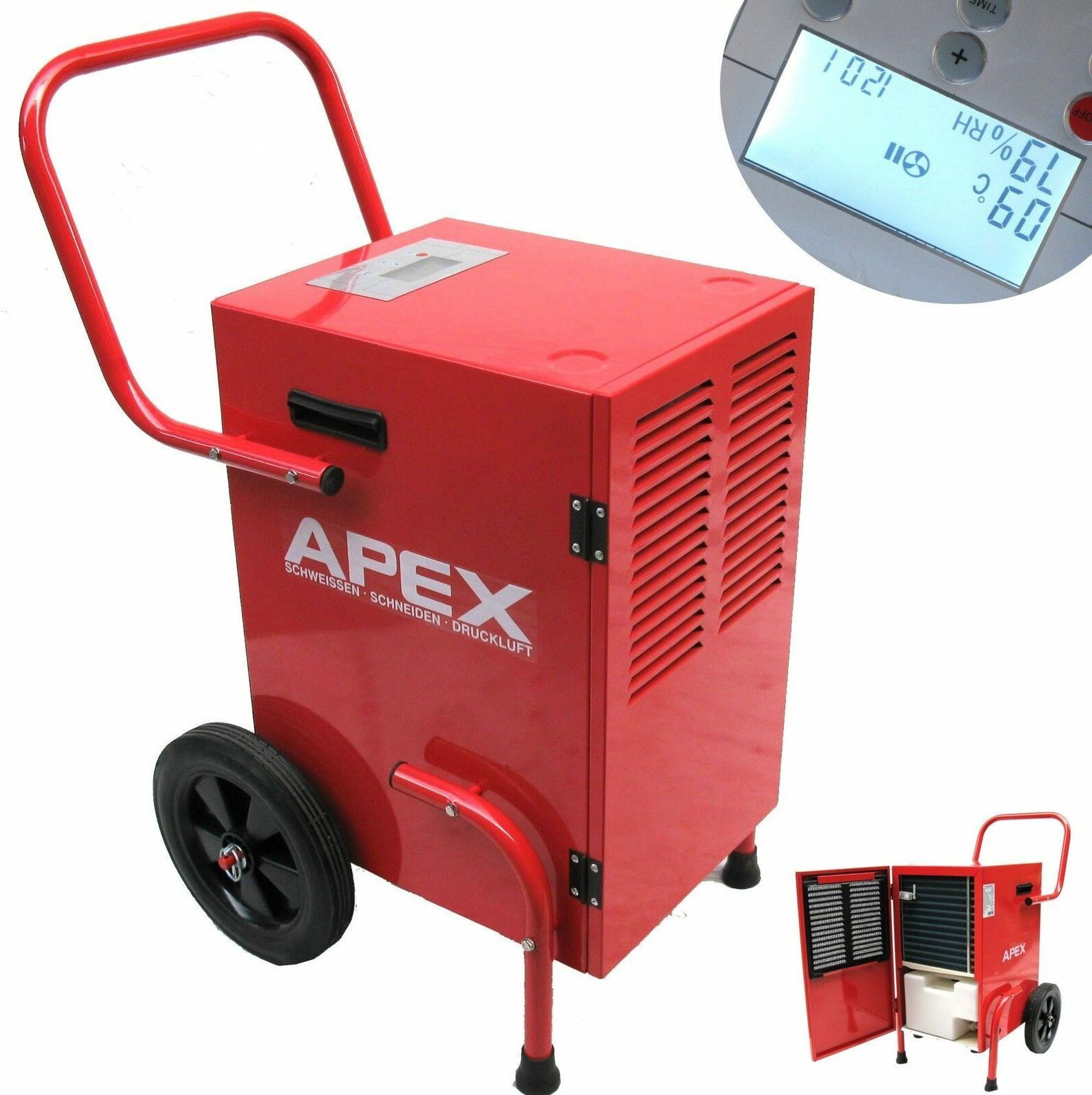 Apex Bouwdroger Luchtontvochtiger Model 55281 50 Liter