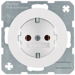 Berker 41432089 Steckdose SCHUKO R.1/R.3 polarweiß glän