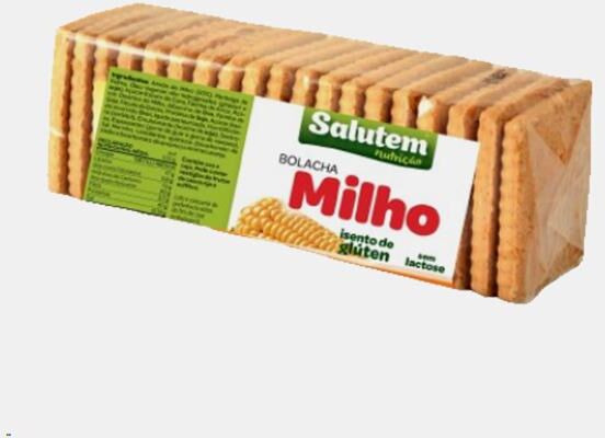 SALUTEM BOLACHA MILHO SEM LACTOSE SEM GLUTEN 170g