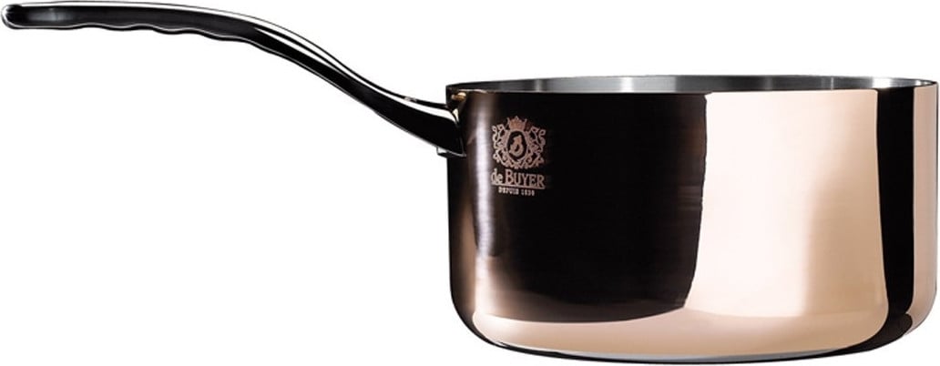 De Buyer Prima Materia steelpan koper/roestvrij staal 14 cm geschikt voor inductie