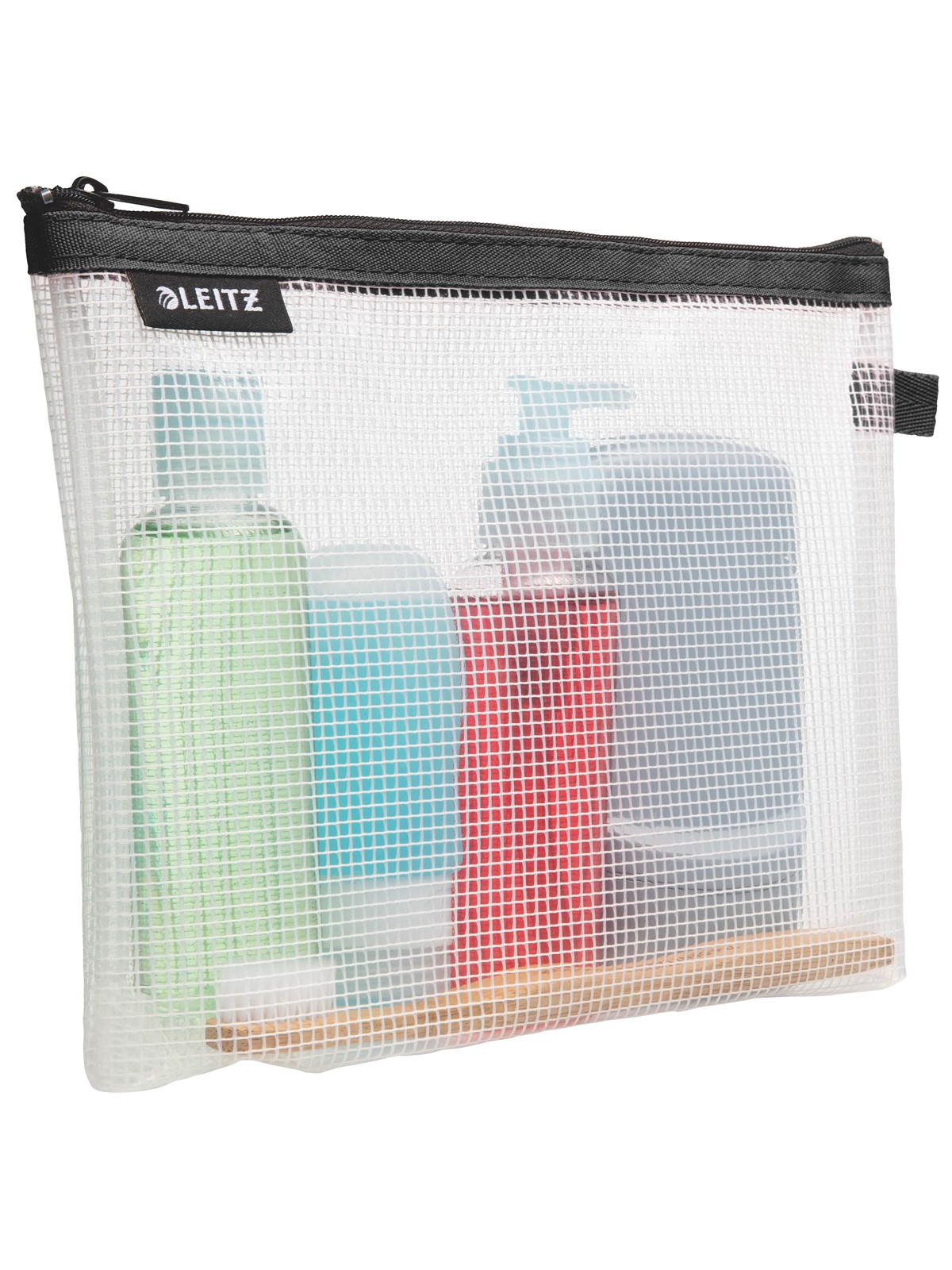 Leitz WOW Traveller Zip-Beutel wasserabweisend Kosmetik Schwarz