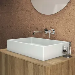 Ideal Standard Extra Aufsatz-Waschtisch T3740MA eckig, 60x40x15 cm, ohne Hahnloch/Überlauf, weiß Ideal Plus