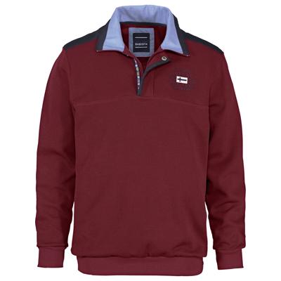 Sweatshirt BABISTA "Sweatshirt BELLAVUNTO", Herren, Gr. M, rot, Obermaterial: 100% Baumwolle CO., normal, ohne Ausschnitt, Sweatshirts Sweatshirt