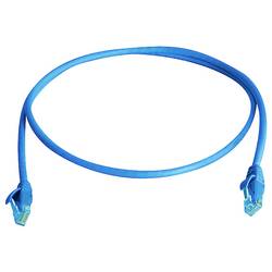 Telegärtner 100008528 RJ45 Patchkabel 3.0 m Blau Flammwidrig, mit Knickschutztülle 1 St.