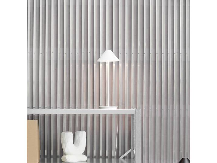Design tafellamp Keglen, dimbaar, wit / opaal, Woon-/ Eetkamer, Aluminium, Design, tafellamp