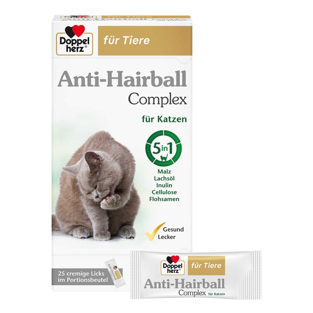 Queisser Pharma GmbH & Co. KG Doppelherz Für Tiere Anti-Hairball Complex Katzen 18110054