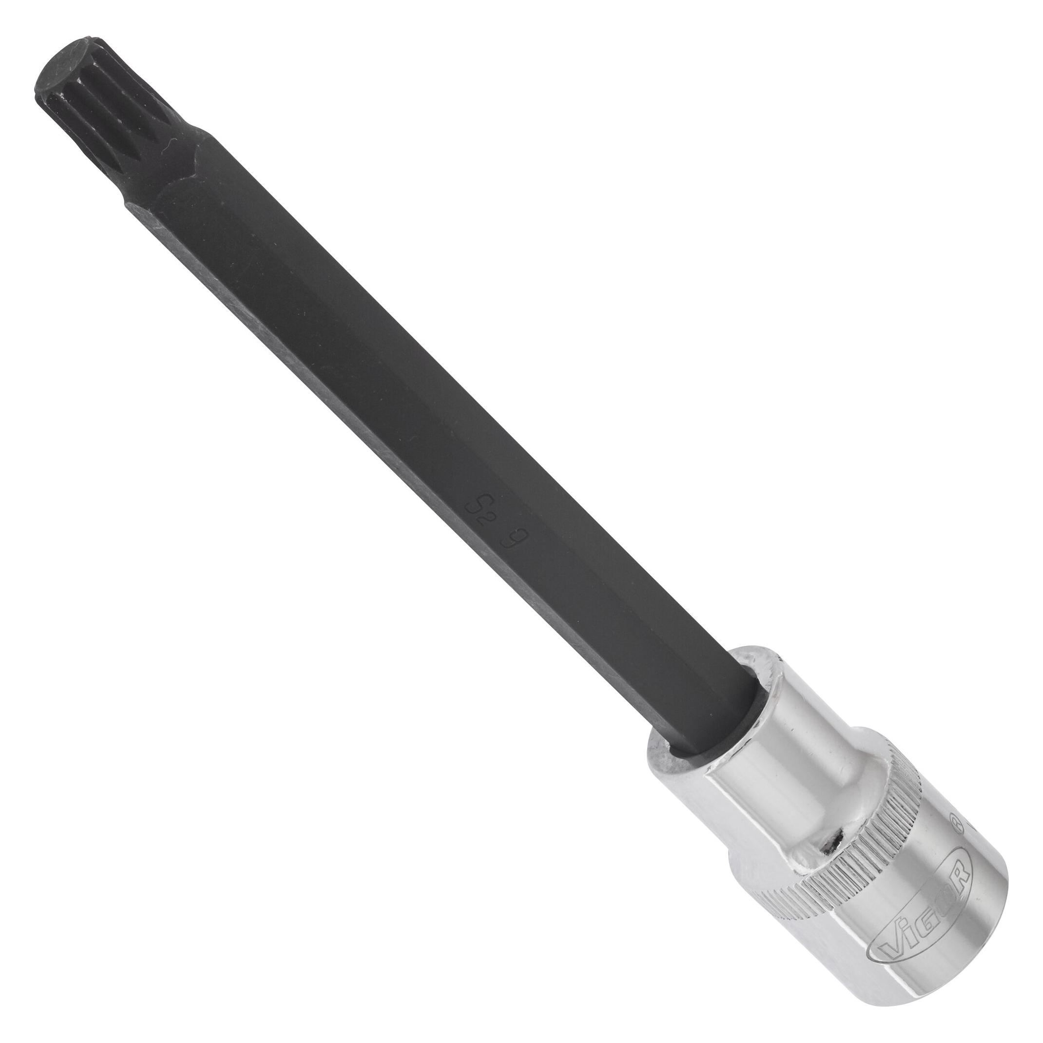 Vigor Innenvielzahn Schraubendreher-Einsatz (XZN) V2126 Vierkant12,5 mm (1/2 Zoll) Innen Viel... (V2126)