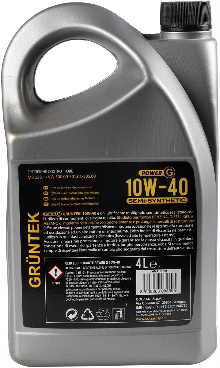 GRUNTEK 8869 Motoröl